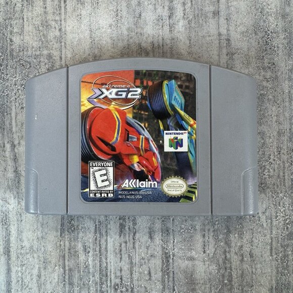 Extreme-G 2 XG2 (Nintendo 64 N64) Cleaned / Tested / Authentic! - Picture 1 of 2